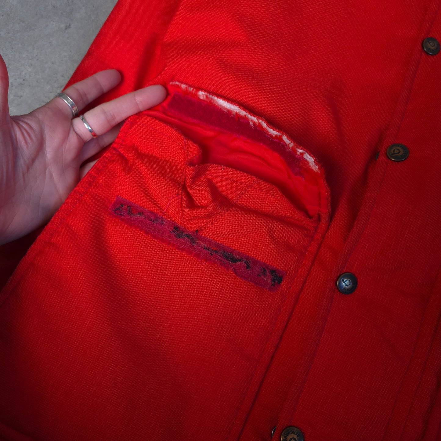 vintage Berghaus kang strata thinsulate gore tex jacket in red  - small