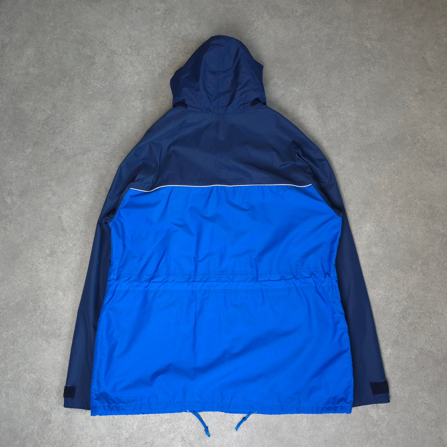 vintage berghaus gemini gore tex jacket in blue - large