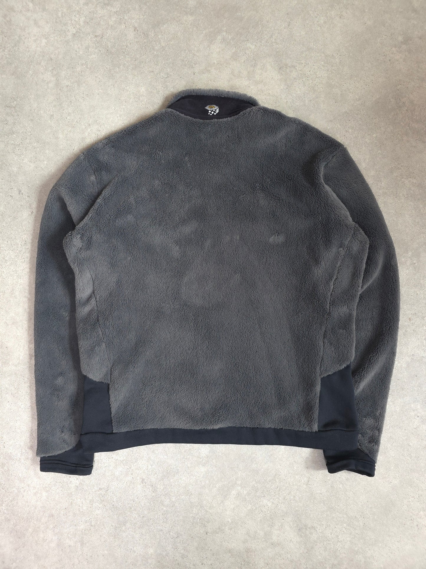 vintage mountain hardwear polartec fluffy fleece in grey - XL