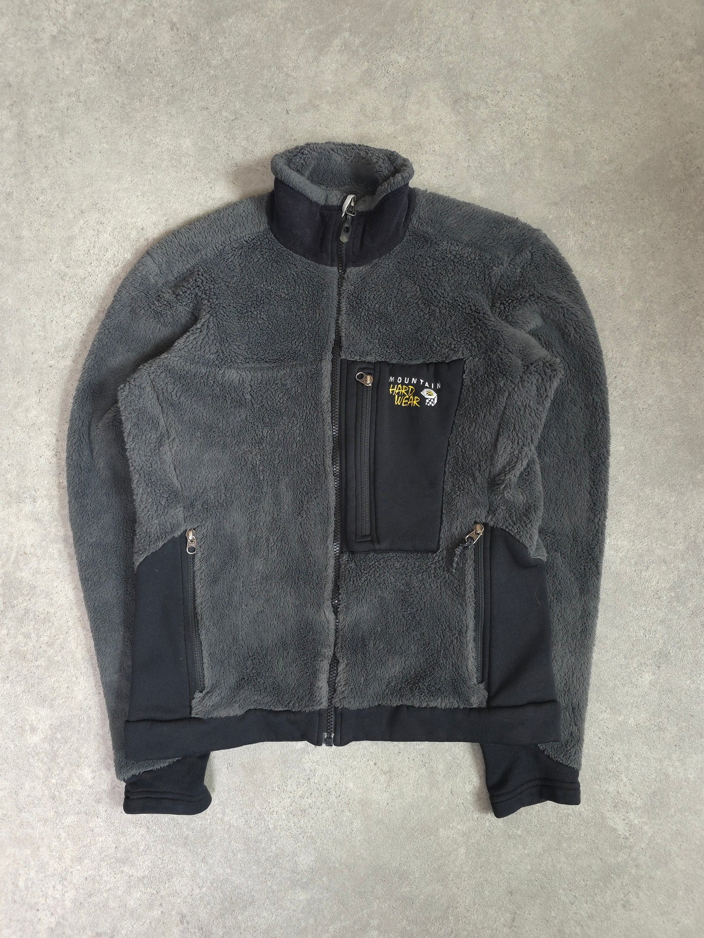 Mountain Hardwear fluffy fleece in grey - XS