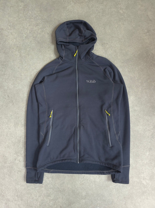 Rab power stretch pro jacket fleece in grey - women's large