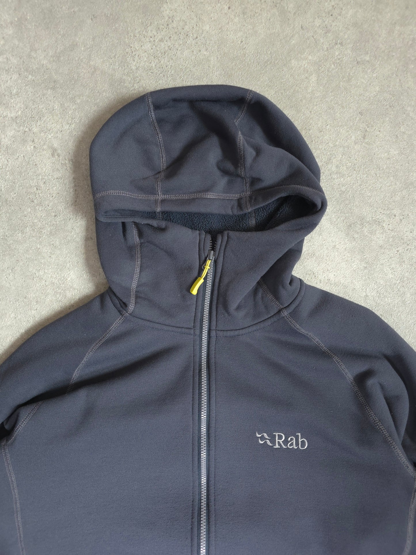 Rab power stretch pro jacket fleece in grey - women's large