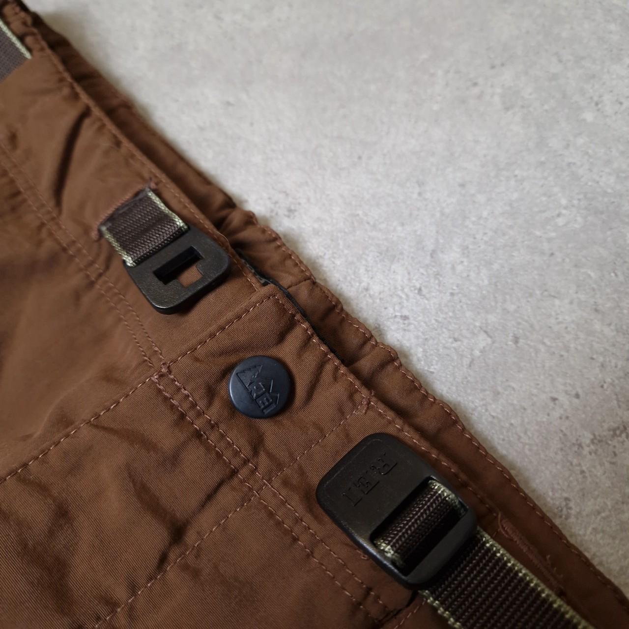 Rei convertible walking trousers in brown - women's small