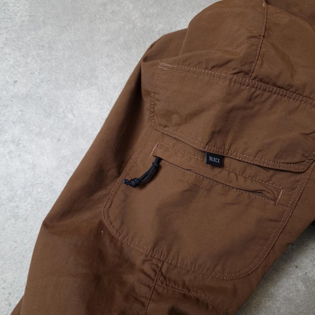 Rei convertible walking trousers in brown - women's small