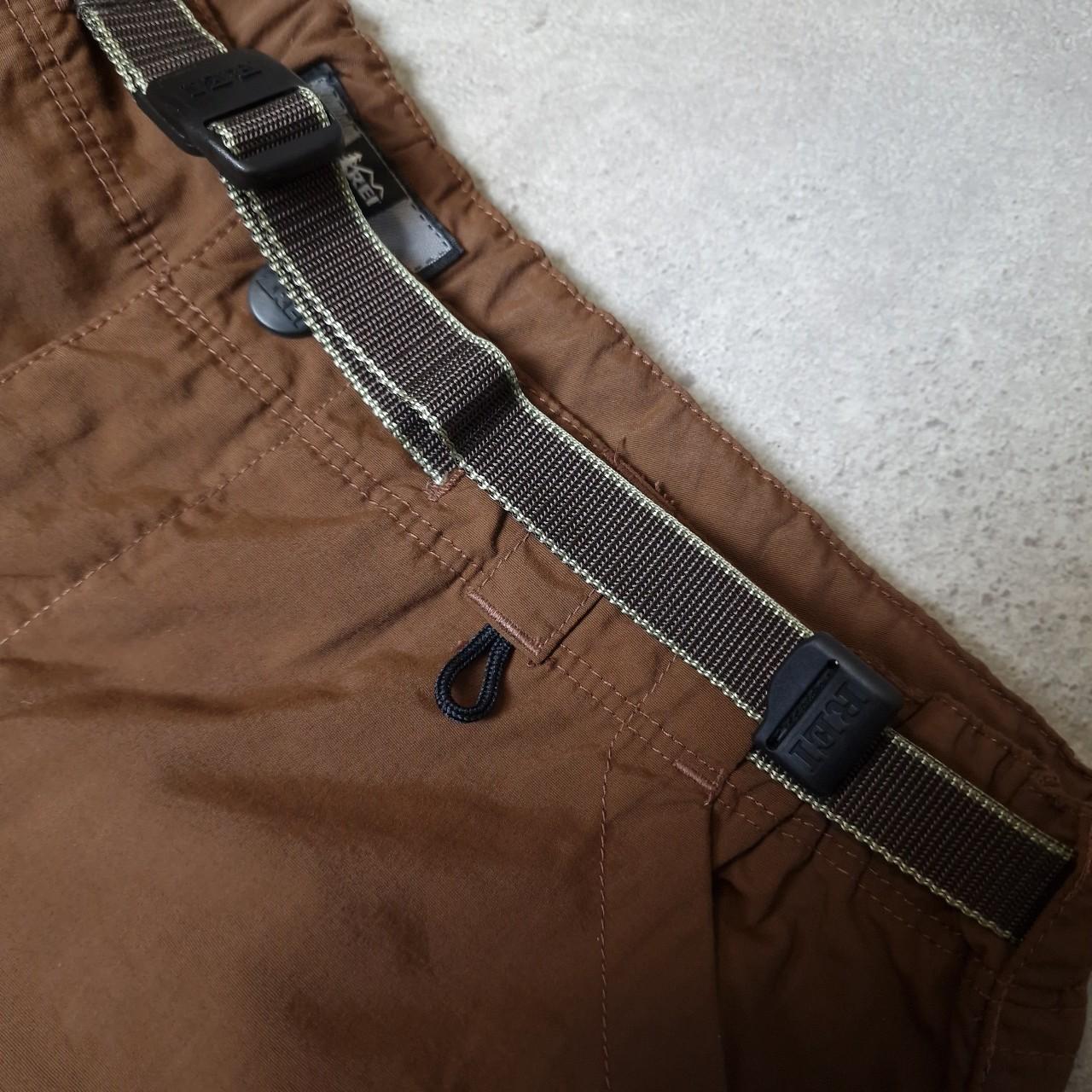 Rei convertible walking trousers in brown - women's small