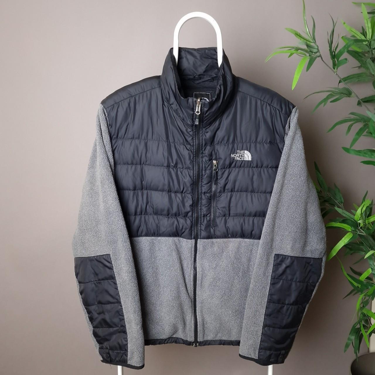 The North face denali puffer fleece in grey - large