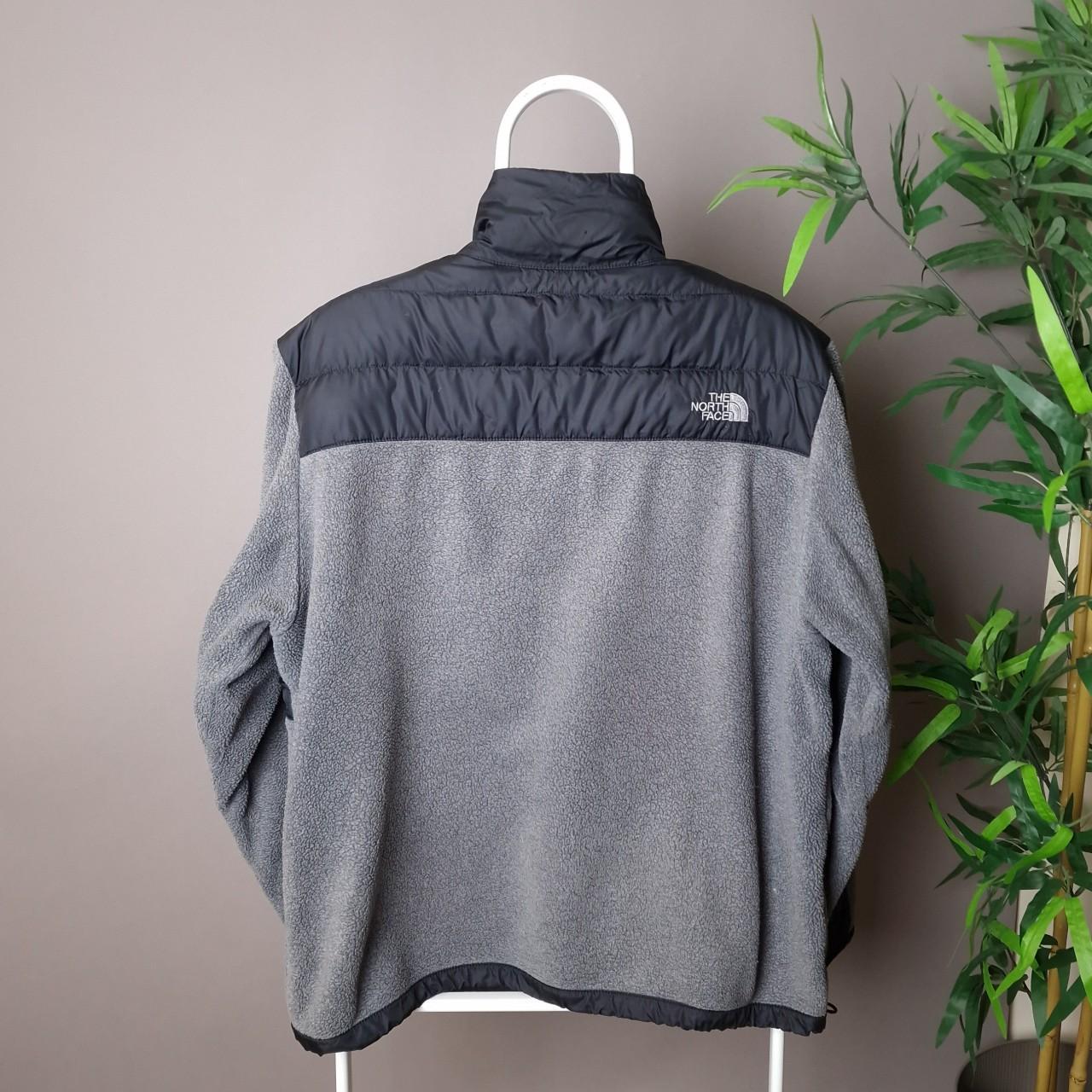 The North face denali puffer fleece in grey - large