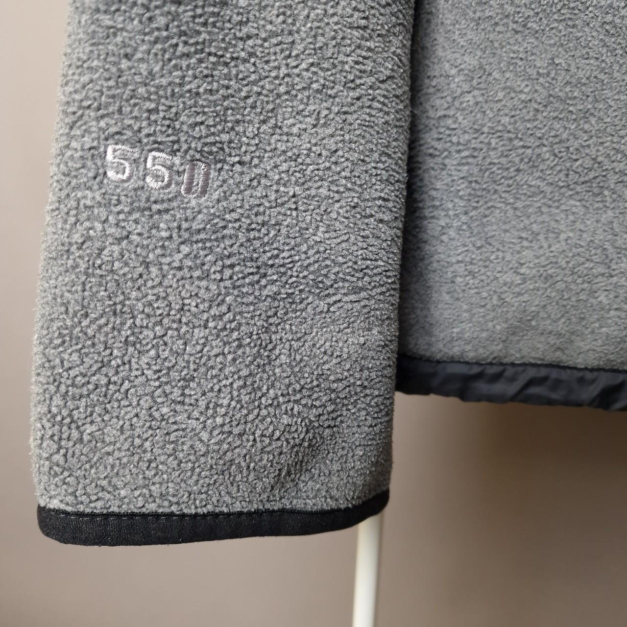 The North face denali puffer fleece in grey - large