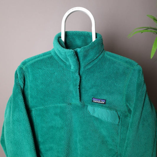 Patagonia fluffy fleece in green - women's medium