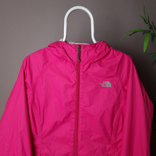 The north face hyvent waterproof jacket in pink - women's medium