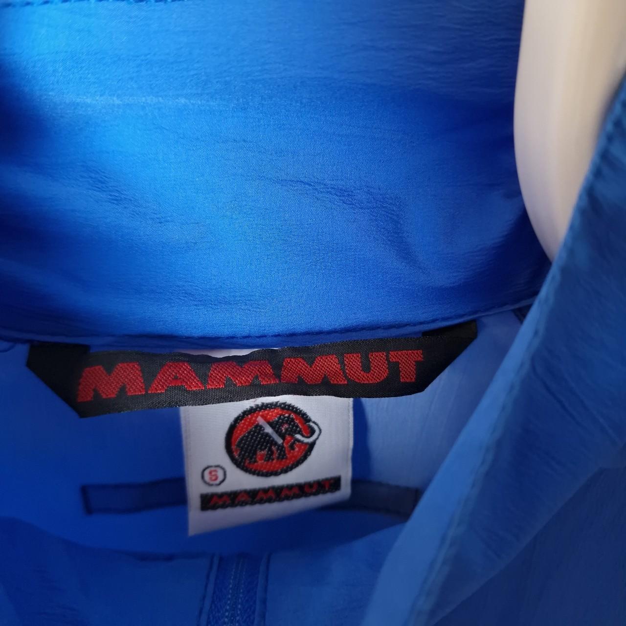 Vintage Mammut windshell 1/4 zip jacket in blue - small