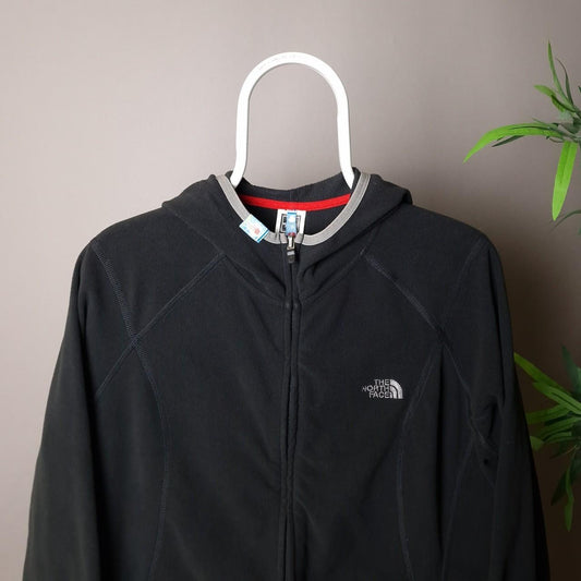The north face midlayer zip up fleece in black - women's XL