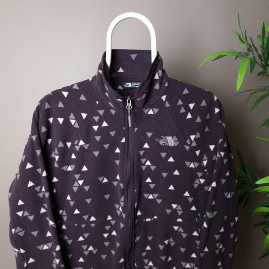 The north face patterned midlayer zip up fleece - women's M/L