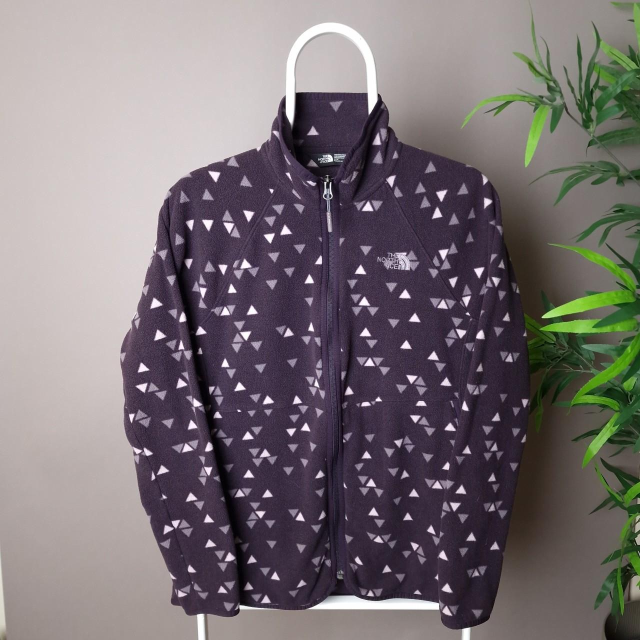 The north face patterned midlayer zip up fleece - women's M/L