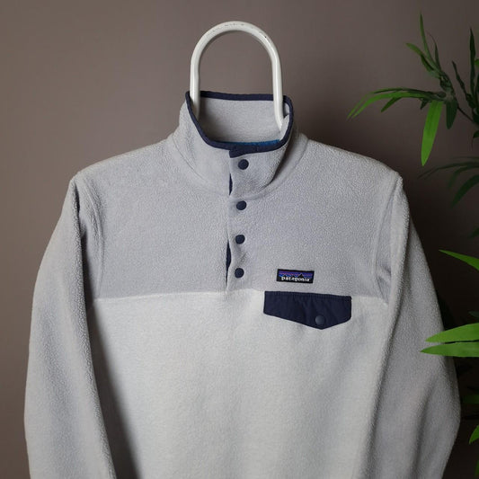 Patagonia synchilla snap t fleece in grey - women's XS