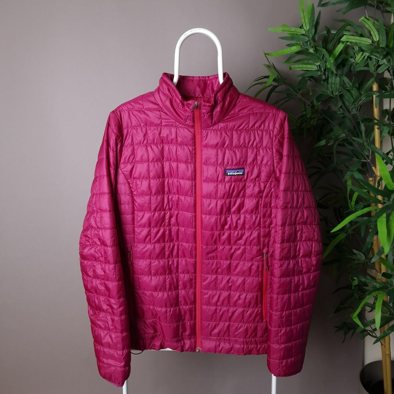 Patagonia primaloft nano puff jacket in pink - women's large