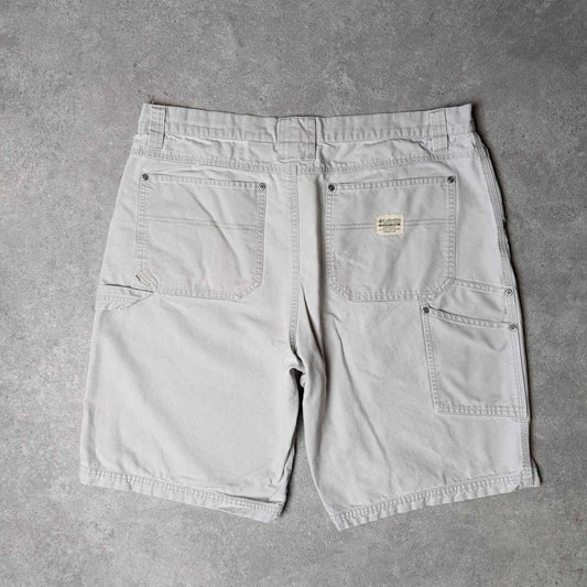 Vintage Columbia carpenter shorts in grey - W38"