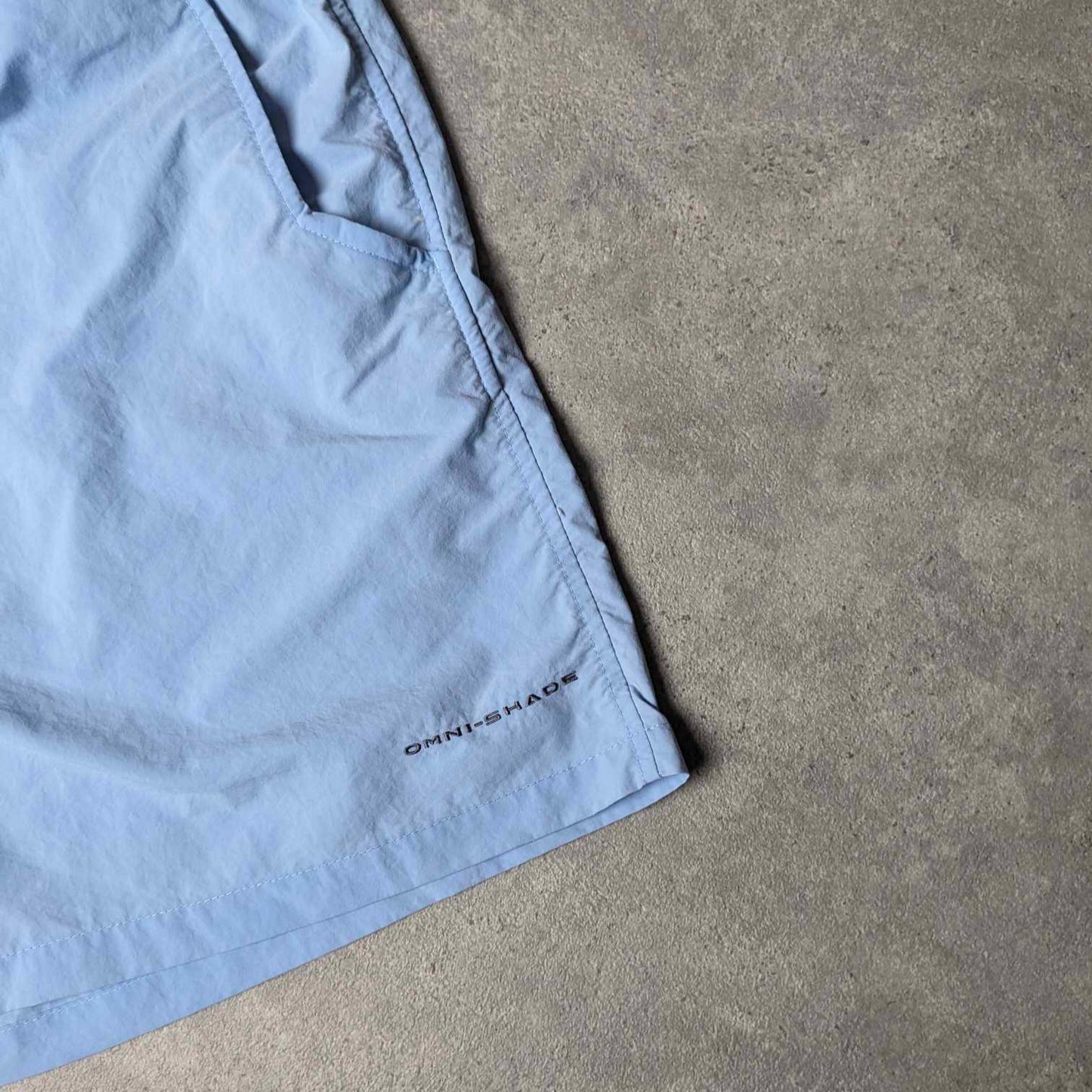 Columbia PFG shorts in baby blue - large