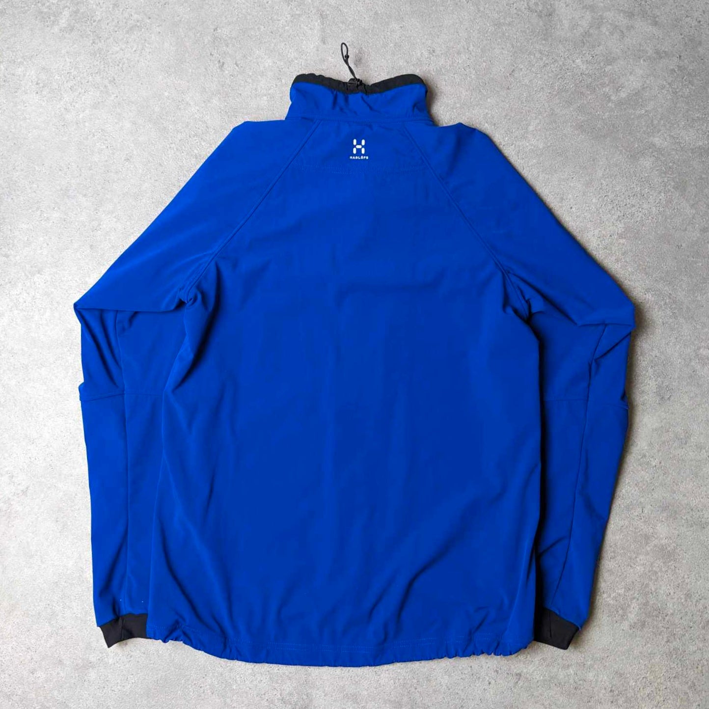 Haglofs soft shell jacket in blue - small