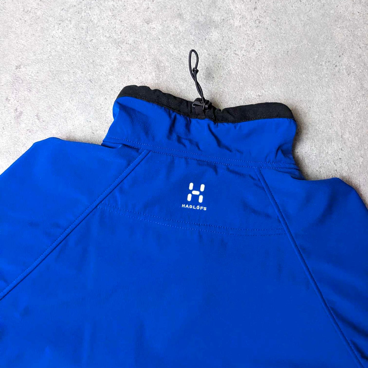 Haglofs soft shell jacket in blue - small
