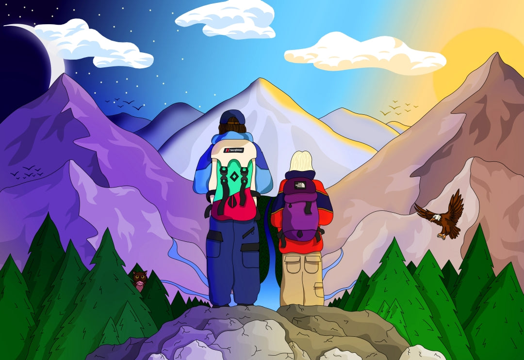 Second hand outdoor clothing overthehill