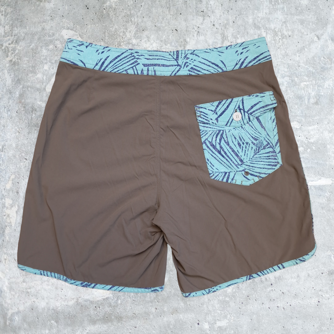 Patagonia board shorts in grey/blue - W32"
