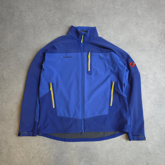 Mammut soft shell jacket in blue - XXL