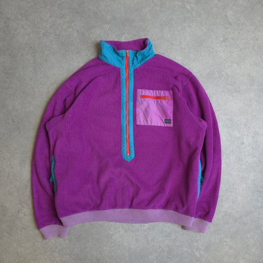 90's Patagonia made in u.s.a fleece in pink - XL