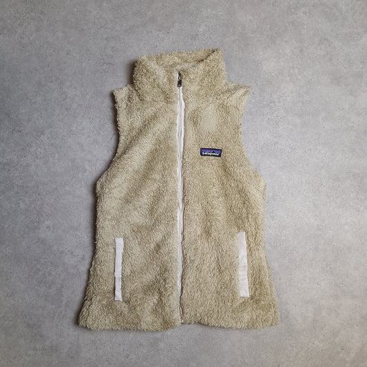 Patagonia fluffy gilet in cream - women's XS