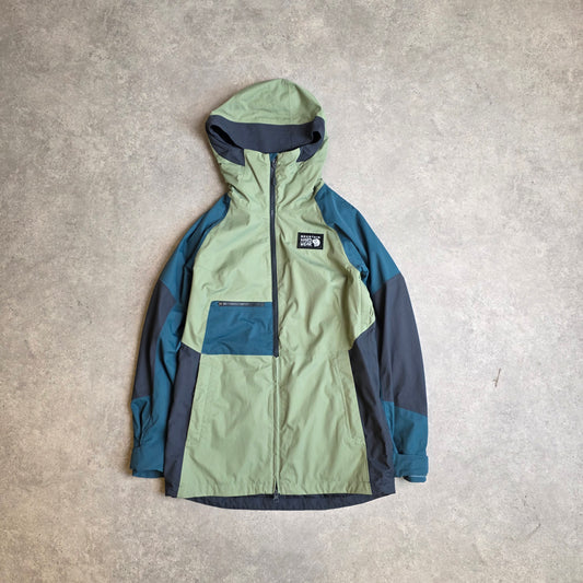 Mountain Hardwear firefall 2 insulated jacket in green and blue - women's XS/S